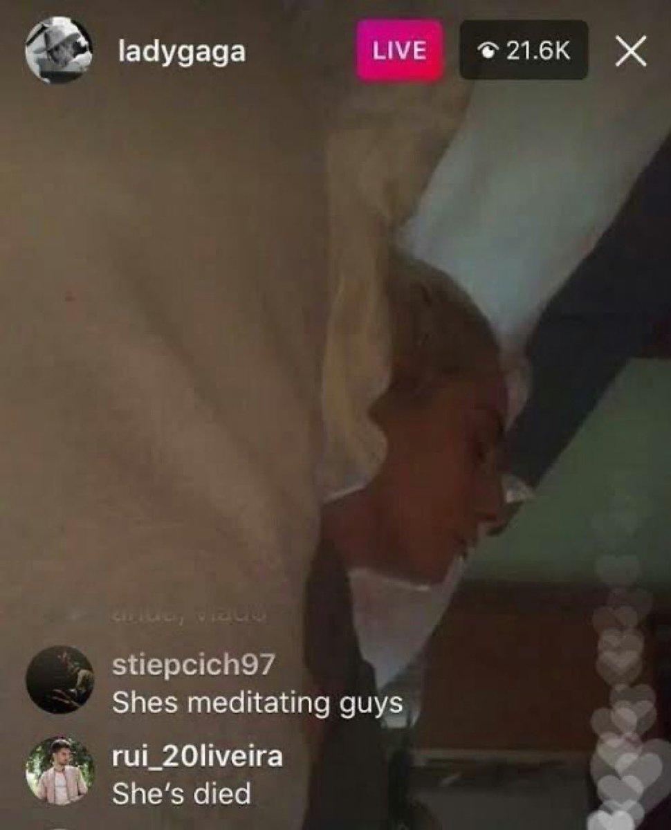 Lady Gagas Instagram Live Meditation (or Power Nap).jpg
