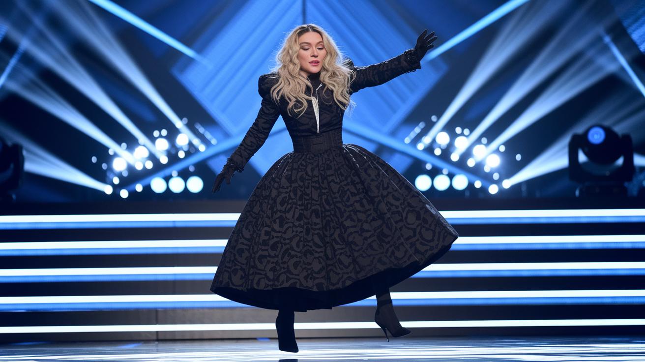 Madonnas BRITs Tumble Caught on Camera.jpg